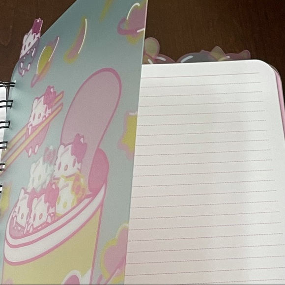 Pink Cute Sanrio Hello Kitty & Friends Kawaii Tokyo Tabbed Journal My Melody - Picture 13 of 16